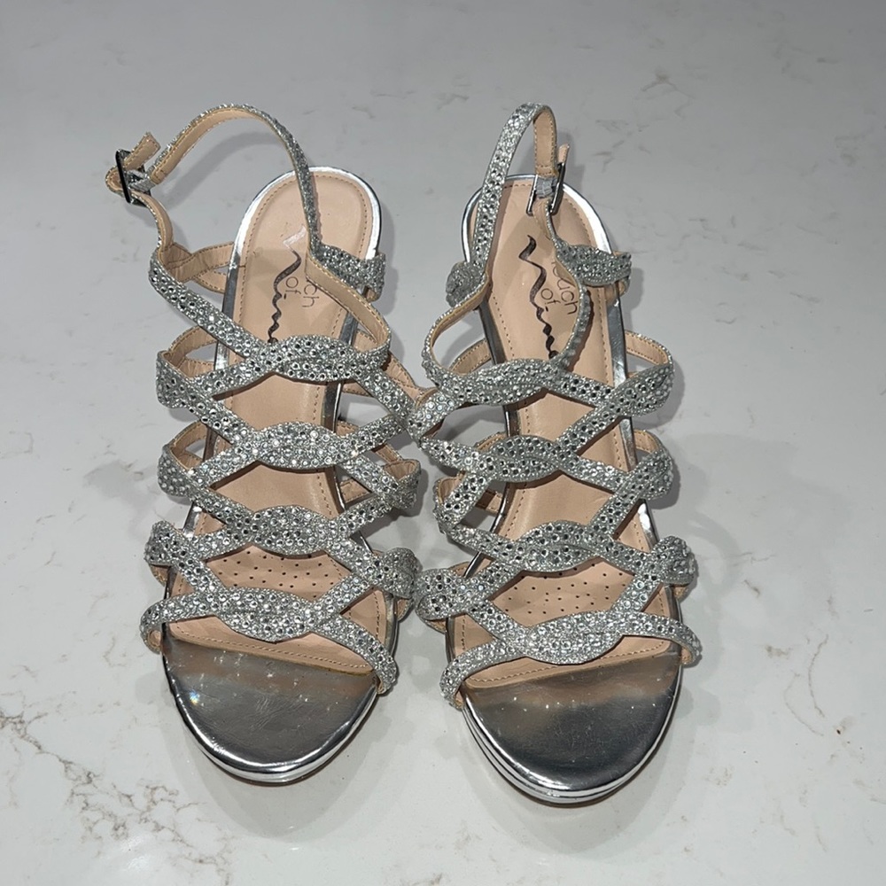Touch of Nina Silver High Heels